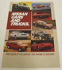 Nissan 1986 Car & Truck Sales Brochure