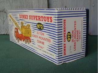 DINKY SUPERTOYS, 20 Ton Lorry Mounted Crane No. 972  
