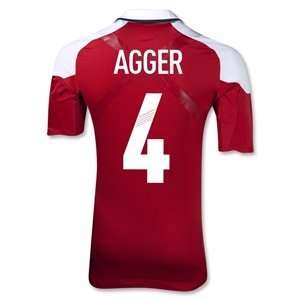  adidas Denmark 12/13 AGGER Authentic Home Jersey Sports 