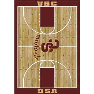  USC Trojans NCAA Homecourt Area Rug by Milliken 54x78 