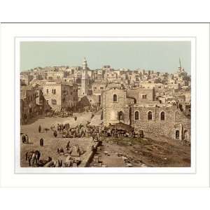  Market Place Bethlehem Holy Land (West Bank), c. 1890s, (M 