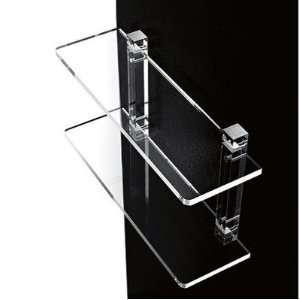  Plexiglass Shelf Unit Shelves: Three, Size: 24 Home 