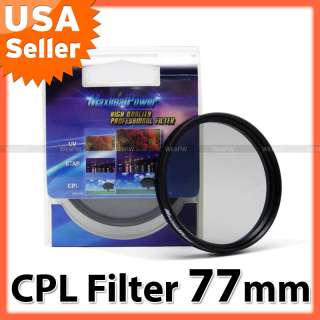 77mm CPL Circular Polarizer Polarizing Filter 77 mm  