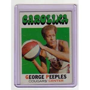   Basketball #179 George Peeples Carolina Cougars ABA 