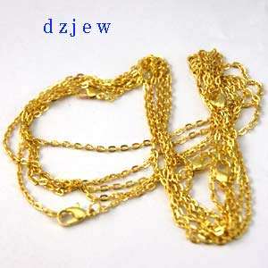 N8001 lot 5ps mens Cool Golden Plated chain Necklace  