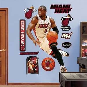  Miami Heat Dwyane Wade   Fathead Player Wall Decal: Home 