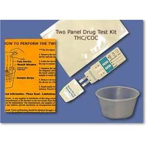 Two Substance Drug Test Kit (THC/ COC) Marijuana, Cocaine 