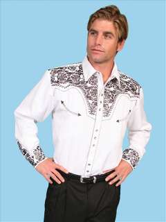 Scully Mens Vintage Western Snap Fancy Shirt P 634 New  