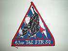 USAF 63RD TACTICAL FIGHTER SQUADRON TFS PATCH  COLOR