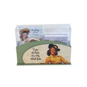   Wild Side Rodeo Queen Retro Notecard Stationary Set: Office Products