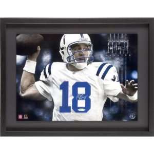  Peyton Manning Indianapolis Colts Framed Autographed 