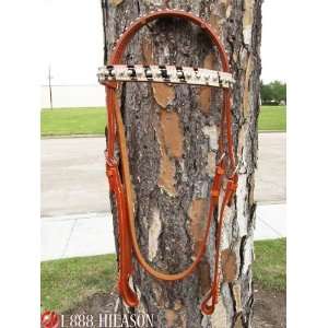  Western Leather Tack Horse Bridle Headstall: Sports 