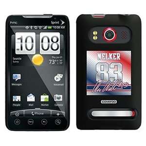  Wes Welker Color Jersey on HTC Evo 4G Case: MP3 Players 