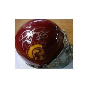 Dwayne Jarrett autographed Football Mini Helmet (USC):  