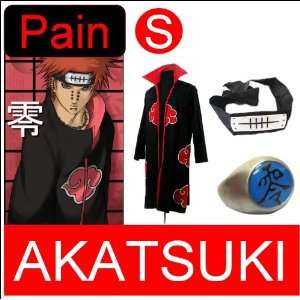  Naruto cosplay costumes Set for Pain  Akatsuki Cloak(S 