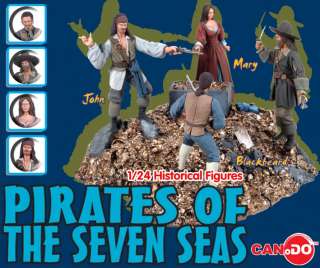   of the seven seas item include 4 figures and scene figure high 70 75mm