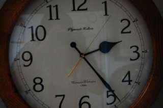 Round Seth Thomas Westminster Whittington Chime Clock 18 Inch  