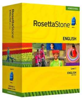   Rosetta Stone Homeschool Version 3 English (UK) Level 