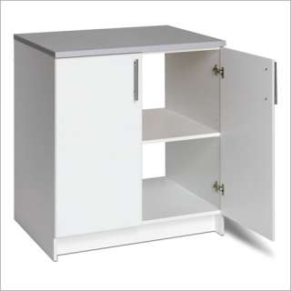 White Kitchen/Garage/Laundry/Basement 4 Shelves Storage Cabinet