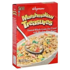 Wegmans Cereal, Marshmallow Treasures, 11.5 Oz. Lactose Free. Low Fat 