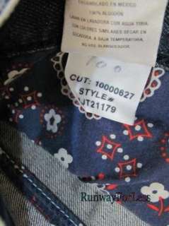 ANTIK DENIM Bronson MJT21179 Whiskered Stitching Pockets Jeans 42 x 34 