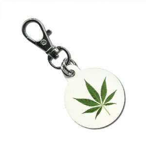   Marijuana Pot Leaf Weed 1.25 Inch Aluminum Dog Tag: Home & Kitchen