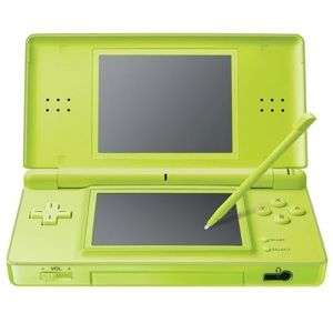 New Nintendo DS Lite Console Lime Green Handheld System Free Shipping 