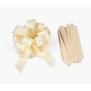  Ivory Wedding Pew Bows   Gift Bags, Wrap & Ribbon & Ribbon 