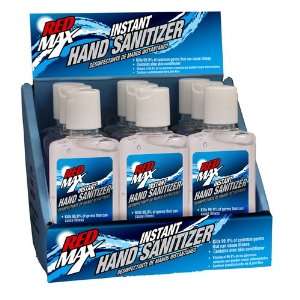 Red Max 3 oz. Instant Hand Sanitizers with Aloe Skin Conditioner (Pack 