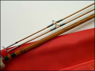 RITZ PPP Pezon et Michel split cane fly fishing rod bamboo silk line 