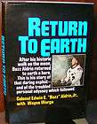 Men Earth Hardback Book Signed Buzz Aldrin  