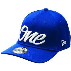 One Industries Davey Mens Flexfit Race Wear Hat   Royal Blue / Small 