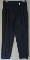 Cambridge Classics Mens Navy Pleated Pants Size 34 X 34  