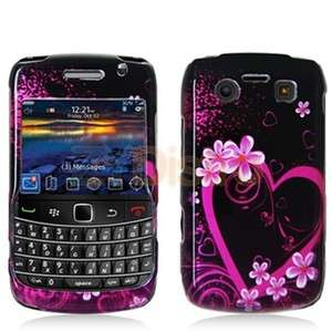 Purple Love Case Cover for Blackberry Bold 9700 9780  