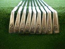 TOMMY ARMOUR 986 TOUR FORGED BLADES 2 PW IRONS STEEL STIFF AVE CONDT 