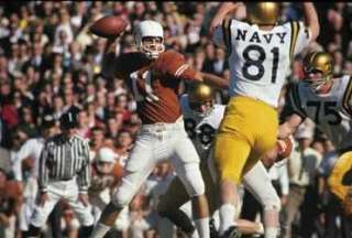   became the star of the 1964 cotton bowl staubach leaps to pass over