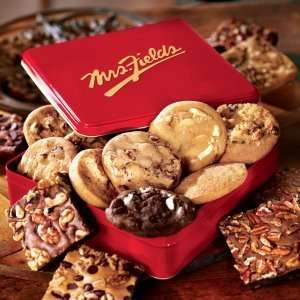 Mrs. Fields® Classic Brownie Tins Six Cookies  Grocery 
