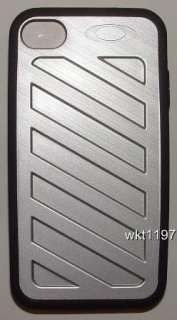 Brand New Oakley Hazard Iphone 4 Black/Silver Case 16gb 32gb  