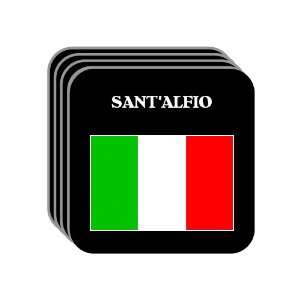  Italy   SANTALFIO Set of 4 Mini Mousepad Coasters 