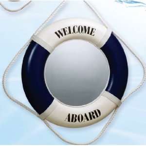  20 Inch Mirror Blue Nautical Life Ring: Everything Else