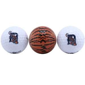 Detroit Tigers 3 Pack Logo Golf Balls: Sports & Outdoors