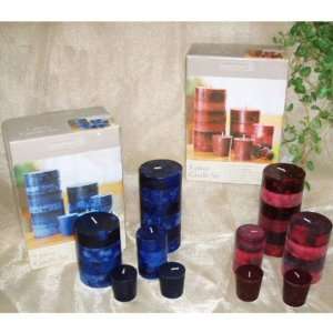  Pillar Candle Set W Display Box Case Pack 8: Home 