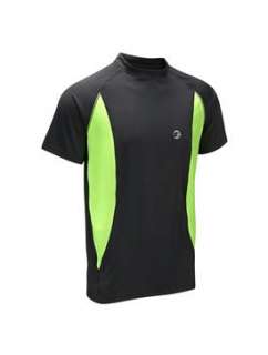 Mens Sports Cycle Shirt Breathable HI VIZ YELLOW Lrg  