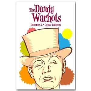  Dandy Warhols Poster   SH Concert Flyer   Thirteen Tales 