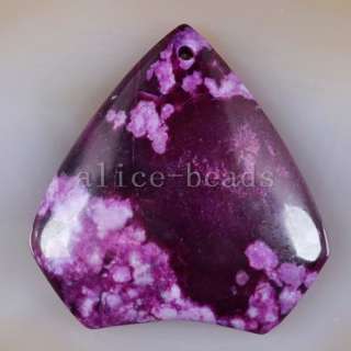 Chinese Purple Jasper Pendant Bead H113952  