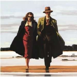 Jack Vettriano 33.5W by 33.5H  The Road to Nowhere Giclee CANVAS 