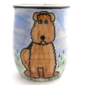  Deluxe Airedale Terrier Mug: Kitchen & Dining