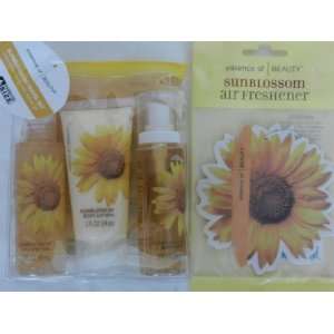 Essence of Beauty Sunblossom Gift/Travel Set and Air Freshener Bonus