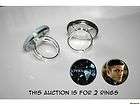 Supernatural Dean Winchester Jensen Ackles set of 2 adjustable rings