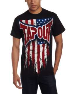  TapouT Mens USA Short Sleeve Tee: Clothing